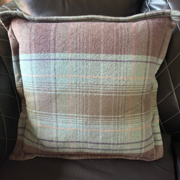 Ralph Lauren Home Collection  Plaid Throw Pillow - Picture 1 of 4